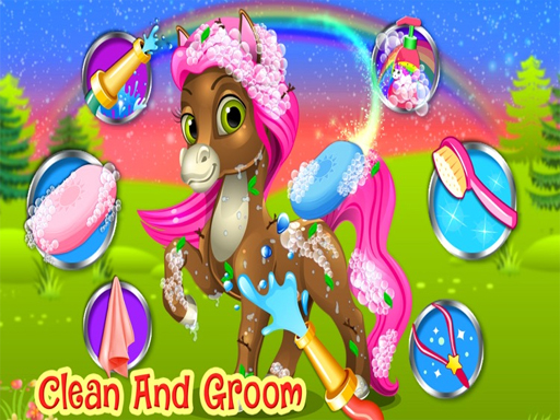 Unicorn Pony Pet Salon - free online Browser game