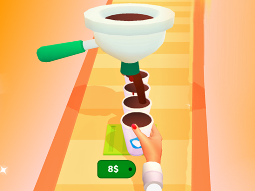 Coffee Run 3D - free online Browser game