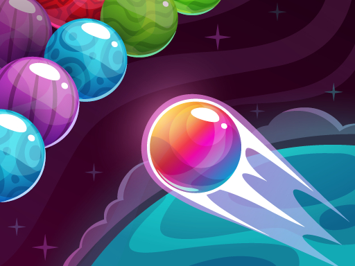 Bubble Shooter Colored Planets - free online Browser game