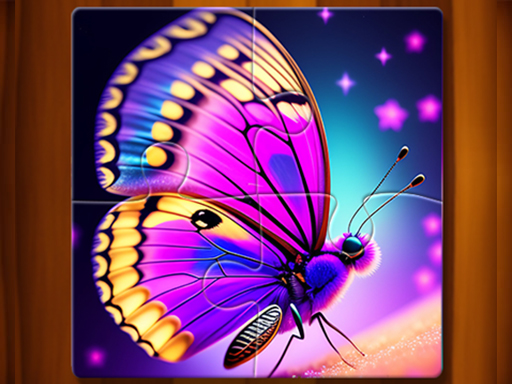 Butterfly Jigsaw Puzzle - free online Browser game