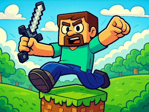 Minecraft Parkour Trials - free online Browser game