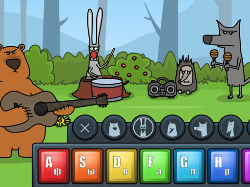 Kids Piano - free online Browser game