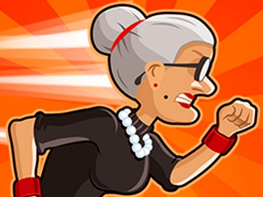 Angry Granny Run: India - free online Browser game