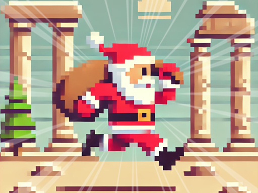 Retro Santa - free online Browser game