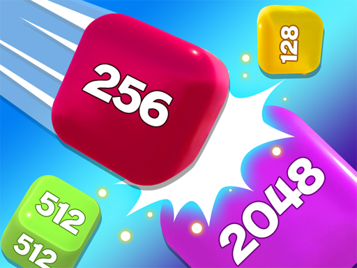 Chain Cube 2048 3D Merge Game - free online Browser game