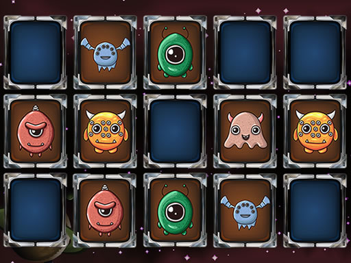 Aliens Memory Game - free online Browser game