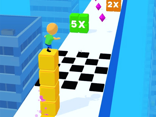 Stack Cube Surfer 3d - free online Browser game