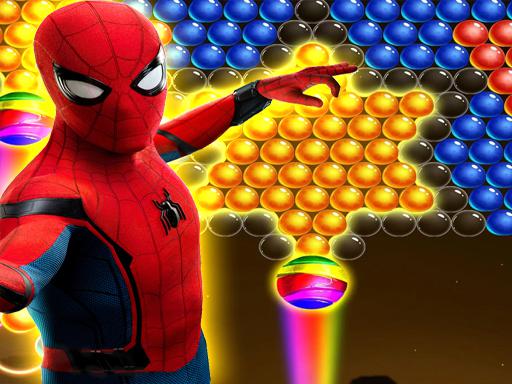 Spiderman Bubble Shooter - free online Browser game