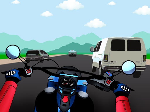 Highway Moto Traffic - free online Browser game