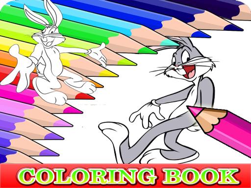 Coloring Book for Bugs Bunny - free online Browser game