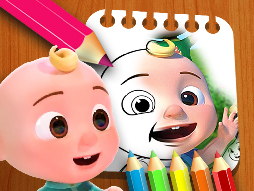 Cocomelon Coloring Book - free online Browser game