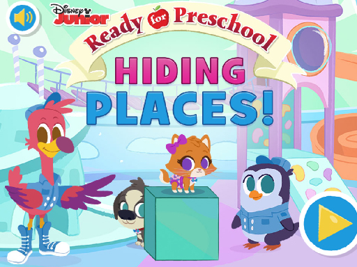 Ready for Preschool Hiding Places - free online Browser game