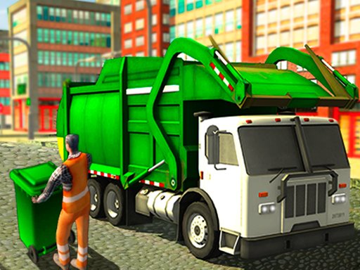 American Trash Truck - free online Browser game