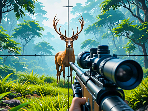 Deer Hunting Jungle Game - free online Browser game