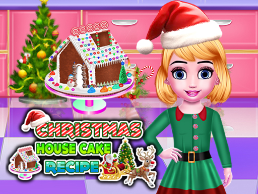 Christmas House Cake Recipe - free online Browser game