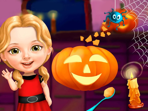 Sweet Baby Girl Halloween - free online Browser game