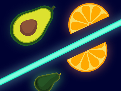 laser fruits slice - free online Browser game