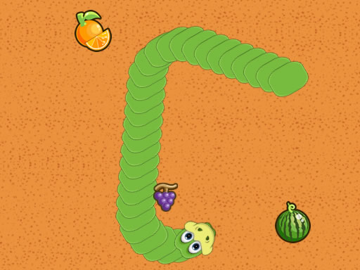 Snake Want Fruits - free online Browser game
