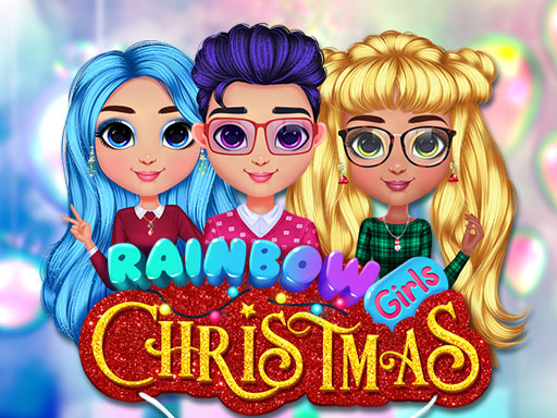 Rainbow Girls Christmas Party - free online Browser game