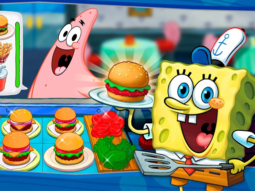 SpongeBob Cook : Restaurant Management & Food Game - free online Browser game