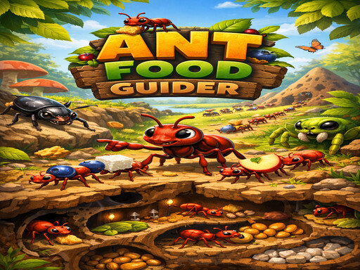 Ant food guider - free online Browser game