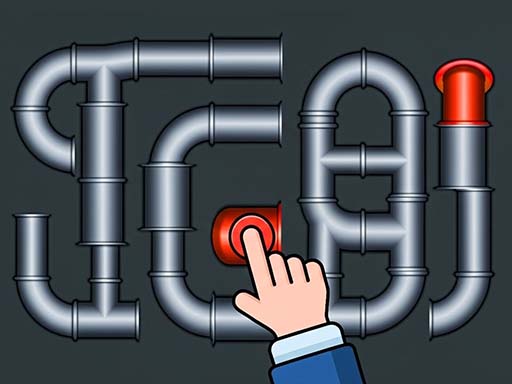Plumber World Pipe Puzzle - free online Browser game