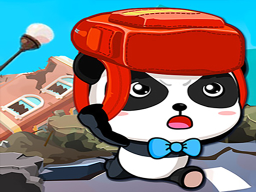 Baby Panda Earthquake Safety - free online Browser game