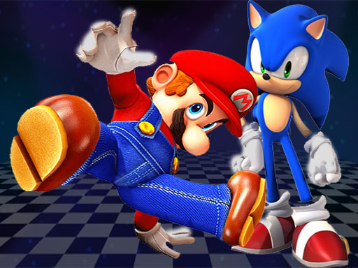 Super Mario & Sonic FNF Dance - free online Browser game
