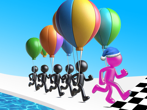 Ballon Race 3D - free online Browser game