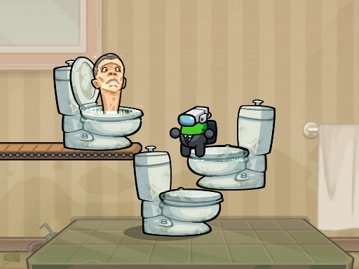 Impostor Jump Skibidi Toilet - free online Browser game