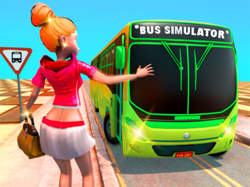 Passenger Bus Taxi Driving Simulator - free online Browser game
