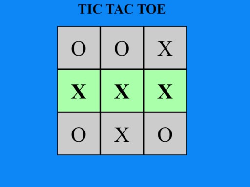Simple Tic Tac Toe - free online Browser game