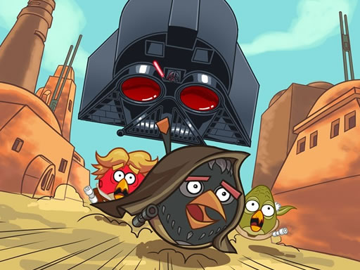 Angry Birds Star Wars Coloring - free online Browser game