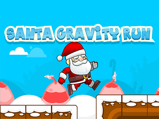 Gravity Santa Run - free online Browser game