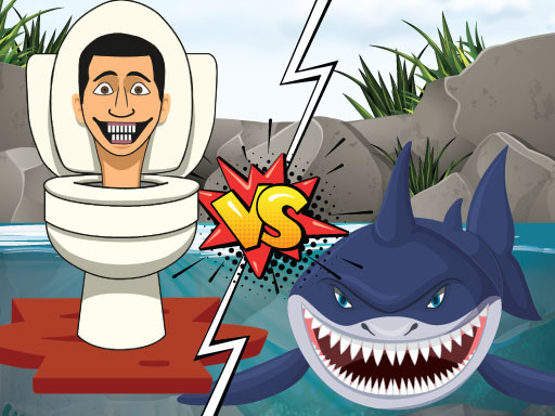 Hungry Shark Vs Skibidi - free online Browser game