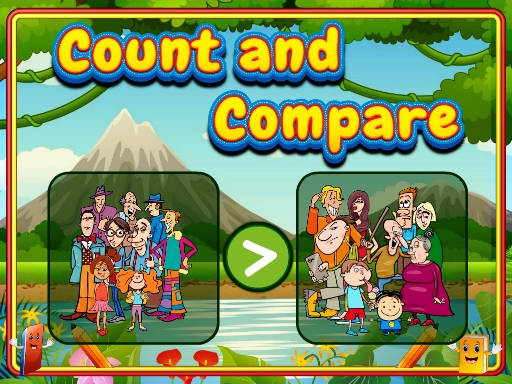 Count And Compare - free online Browser game