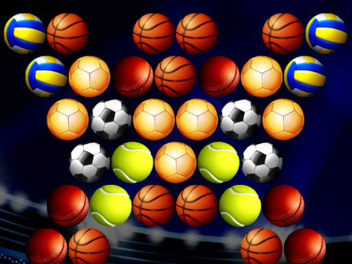 Bubble Shooter Golden Football - free online Browser game