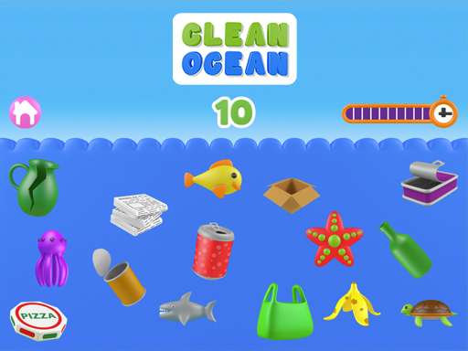 Clean Ocean - free online Browser game