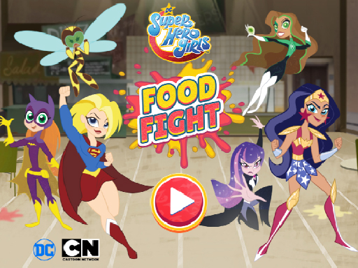 DC Super Hero Girls: Food Fight Game - free online Browser game