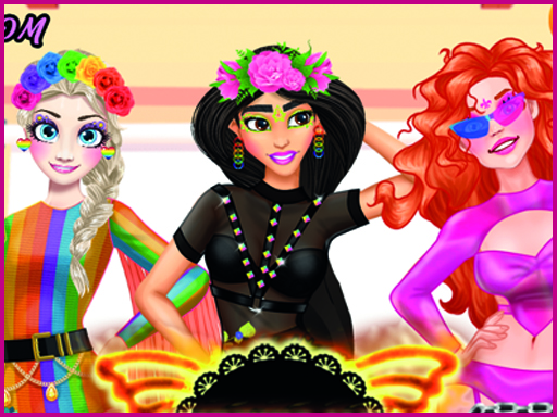 Dress Up Game: Burning Man Stay Home - free online Browser game