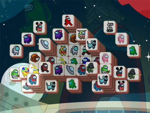 Among Mahjong Tiles - free online Browser game