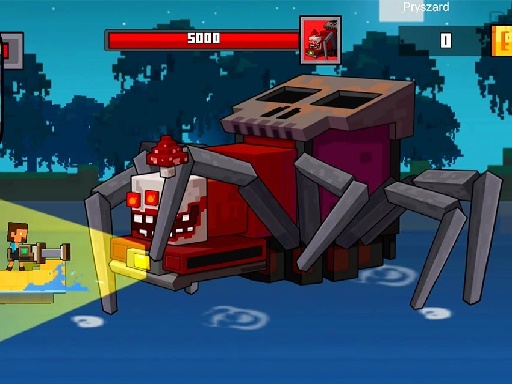 Pirate Block Craft Monster Shooter - free online Browser game