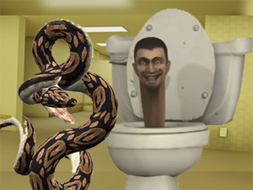 Python Snake Kill Skibidi Toilet Backrooms - free online Browser game