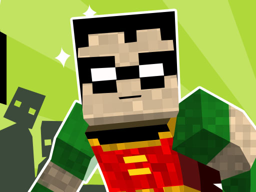 teen titans go minecraft teenage runner 3d - free online Browser game