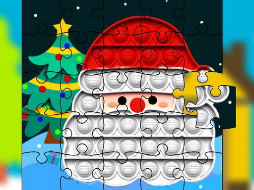 Christmas Pop It Jigsaw - free online Browser game