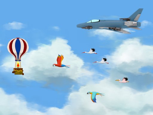 Hot Air Balloon Game 2 - free online Browser game
