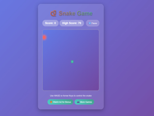 Snake 2025 - free online Browser game