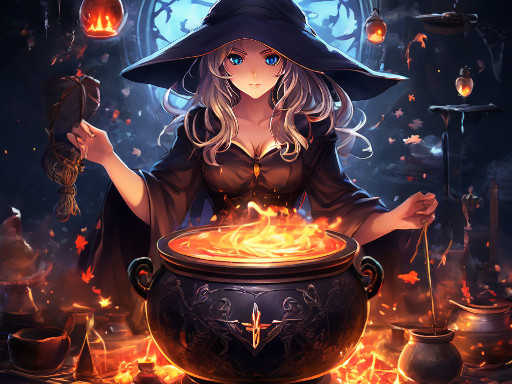 Anime Witchcraft - free online Browser game