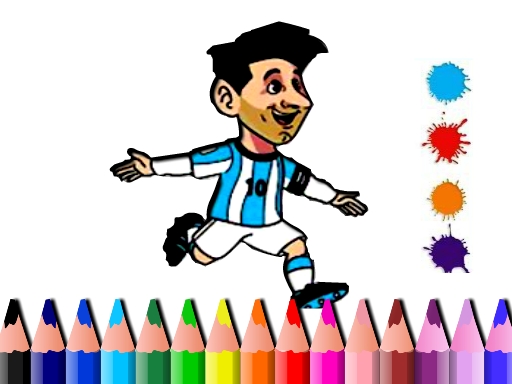 BTS Messi Coloring Book - free online Browser game