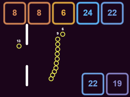 Numbers Snake - free online Browser game
